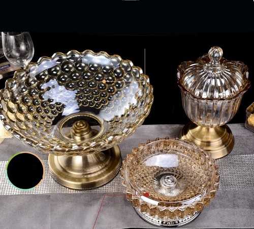 Four-Piece Decorative Glass Set – detail 3