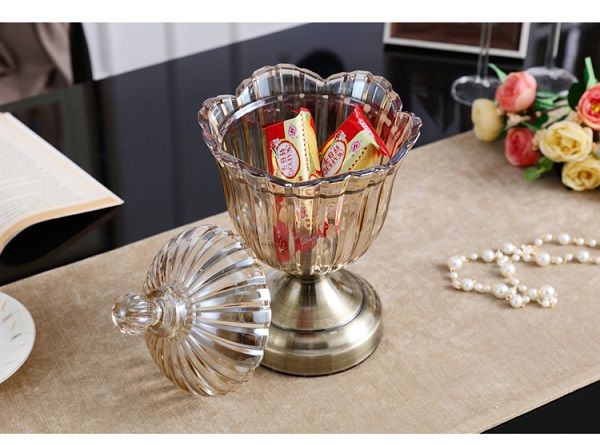 Small Glass Candy and Seed Jar – detail 6