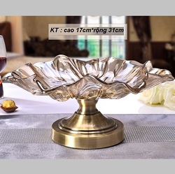 Petal Glass Fruit Tray